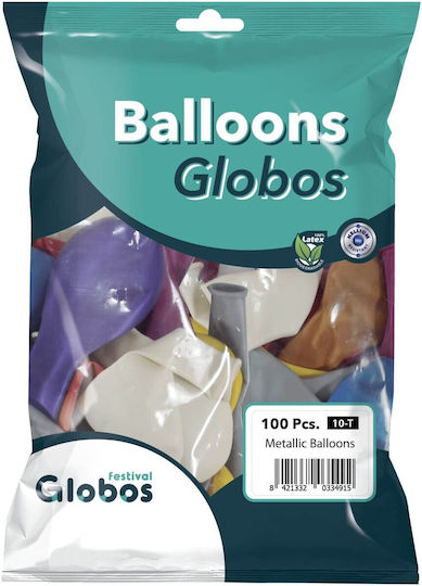 Zusammensetzung mit 100 Geburtstagsluftballons Gelbe 33cm