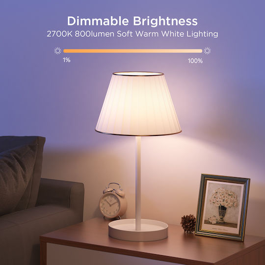Govee Smart Λάμπα LED για Ντουί E27 Ψυχρό Λευκό 800lm Dimmable