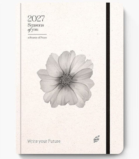 adBook Slow Life Ημερήσια Ατζέντα B6 2027 12x17εκ. (Διάφορα Χρώματα)