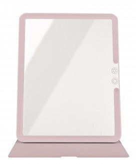 Humanas Fisura Schminkspiegel mit Licht Rosa