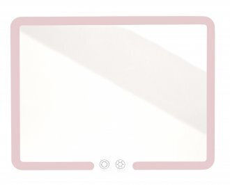 Humanas Fisura Schminkspiegel mit Licht Rosa