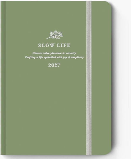 adBook Agenda Zilnică B6 2027 12x17cm (Diverse Culori)