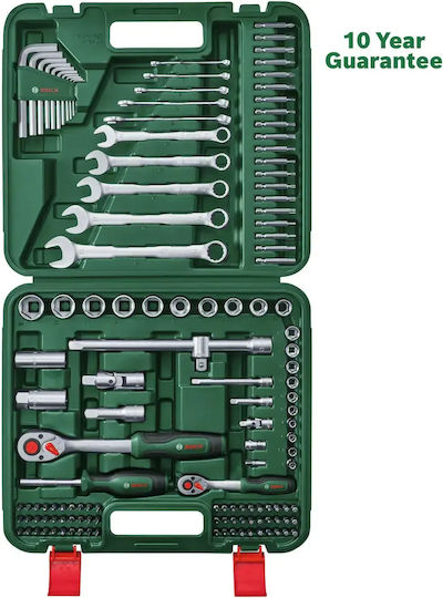 Bosch Cheie cu clichet cu chei tubulare 1\4" & 1\2"