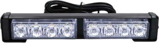 LED Car Beacon 10 - 30V 12cm with White Light
