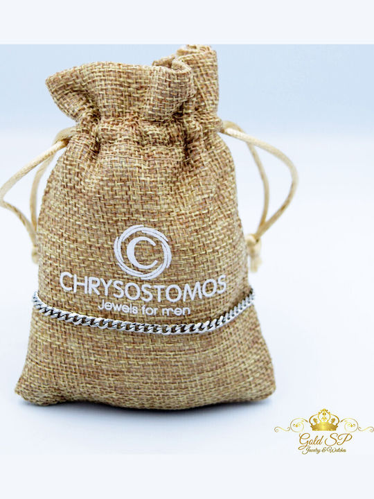 Chrysostomos Men's Bracelet Made of Stainless Steel