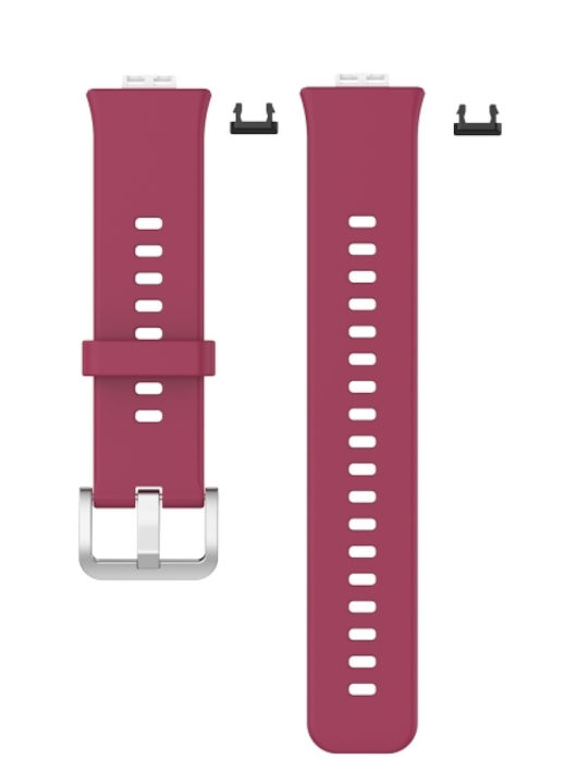 Gummi-Armband Burgundisch