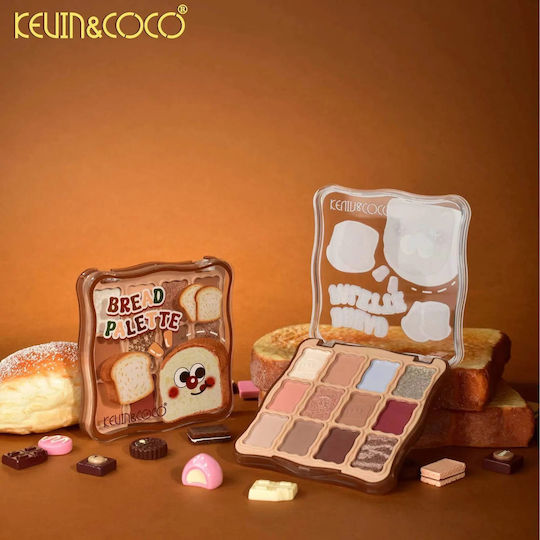 Kevin&Coco Παλέτα με Σκιές Ματιών Matte σε Στερεή Μορφή Soft Nude 82.7gr