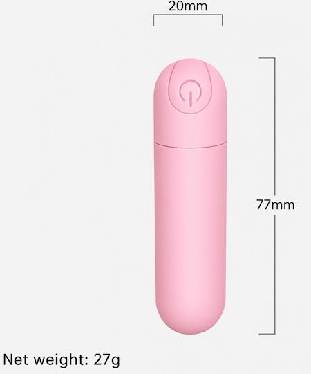 Мини Вибратор Bullet 7.7см Розов