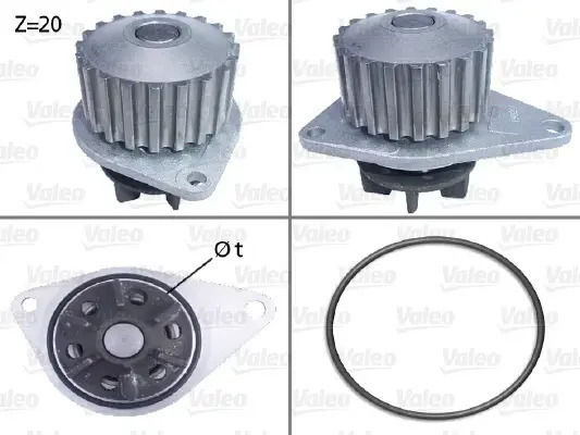 Pompă de apă Valeo 506035