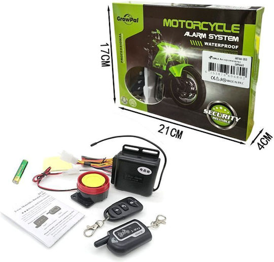 Motorcycle Alarm System Two Way Alarm