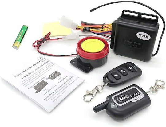 Motorcycle Alarm System Two Way Alarm