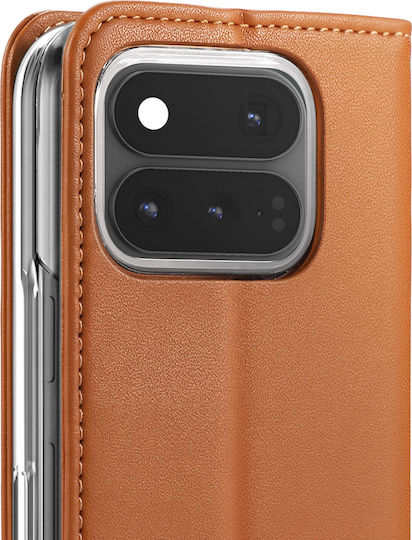 Abeel Rfid Портмоне Калъф Google Pixel 11 Pro Сгъваем Стойка Кафяв