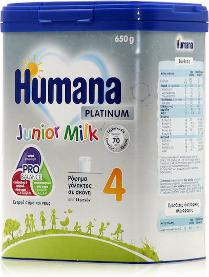 Humana Humana Platinum Junior Milchnahrung für 24+ Monate 650g