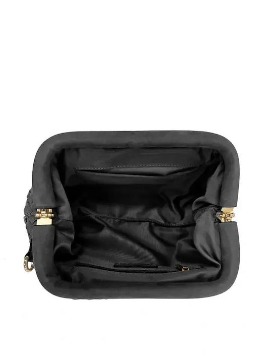 Women's Black Drawstring Bag