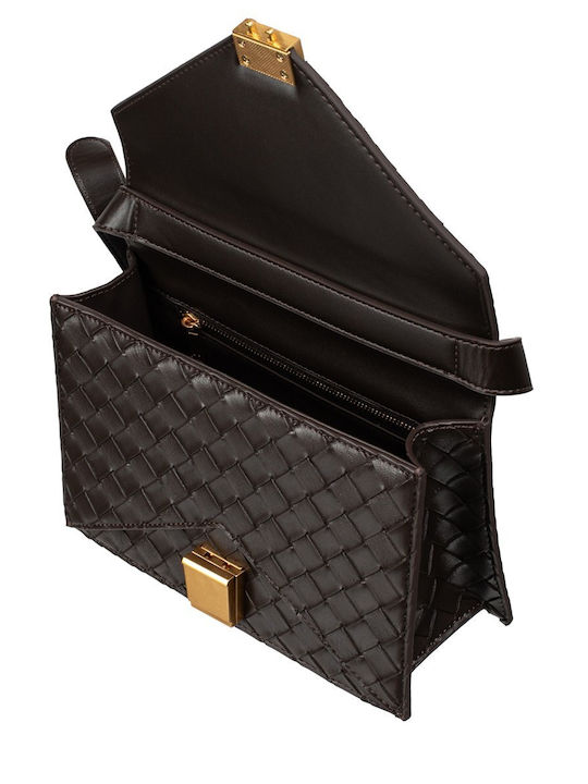 Damentasche Crossbody Handtasche Braun 1C211-3 Dunkelbraun