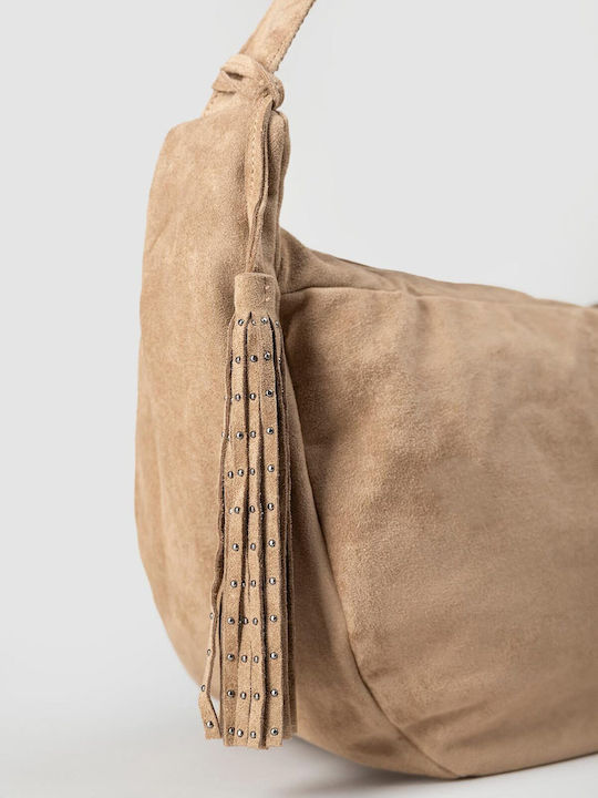 Damen Hobo-Tasche aus Wildleder Puro