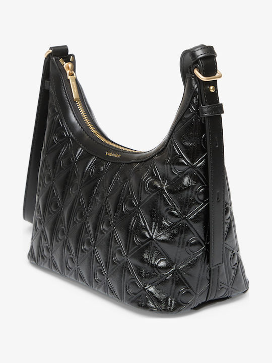 Emblem Aop Women's Hobo Bag Black