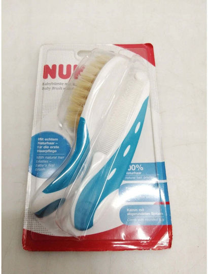 Nuk Babybürste & Kamm Blau 2Stück