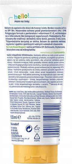Nivea Sun Kids SPF50 Waterproof Kids Sunscreen Emulsion 100ml