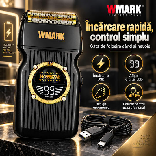 WMARK BIRAI1240 Vintage Elektrische Rasierer Körper Wiederaufladbar