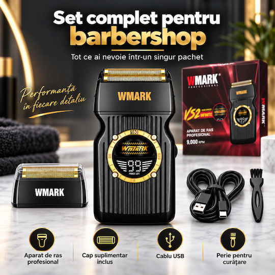 WMARK BIRAI1240 Vintage Elektrische Rasierer Körper Wiederaufladbar