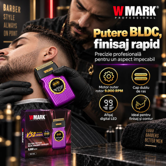 WMARK BIRAI1238 Фолиева Самобръсначка За Тяло Акумулаторна