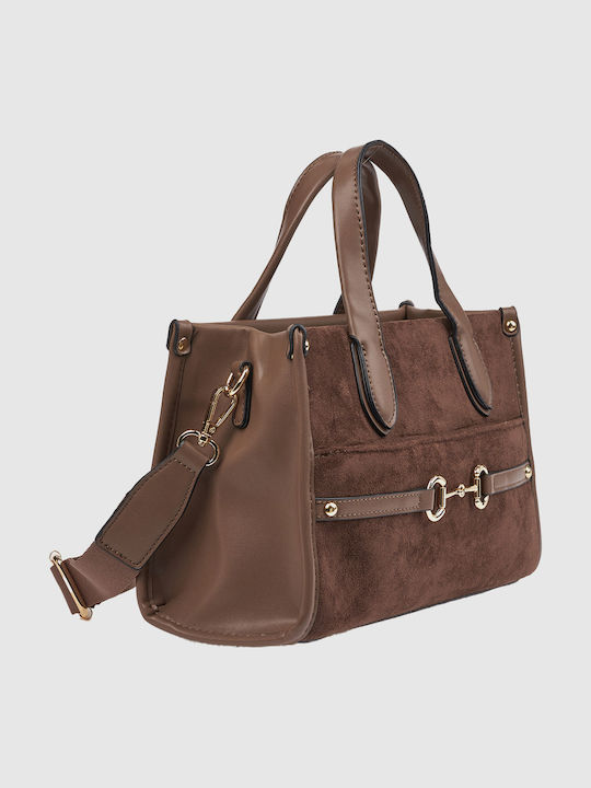 Damenhandtasche / Schultertasche / Crossbody-Tasche Puder