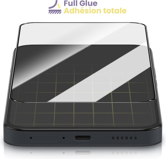 Avizar Nichts Phone 4b Vollflächig gehärtetes Glas Displayschutzfolie Schwarz Transparent