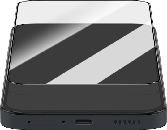 Avizar Nichts Phone 4b Vollflächig gehärtetes Glas Displayschutzfolie Schwarz Transparent