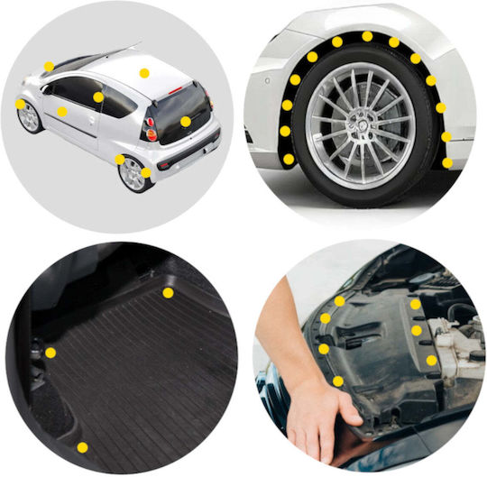 Κλιπς Αυτοκινήτου Universal Zipzip 25τμχ