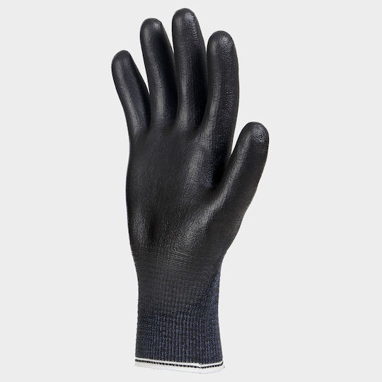 Stenso Touchscreen Waterproof Safety Gloves Navy Blue Nitrile