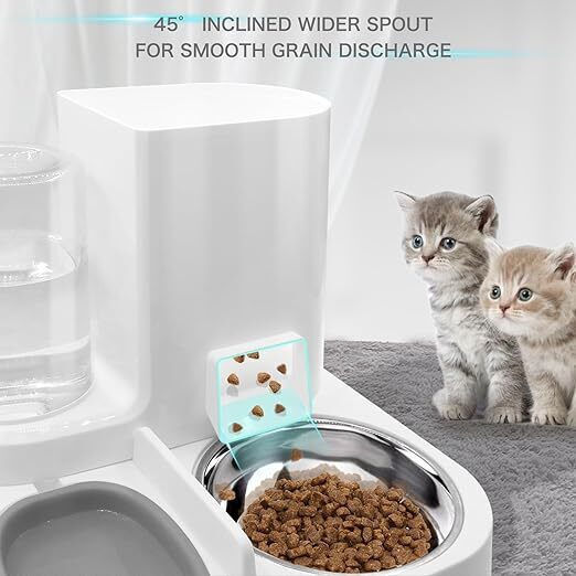 Animal Автоматична Хранителен уред и Поилка за Домашни Любимци 200ml 27x27x24.5см.