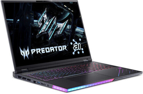 Acer Predator Helios 18 AI PH18-73 -90TR 18 Zoll IPS UHD 120Hz Ultra 9-275HX/64GB/4TB SSD/GeForce RTX 5090/W11 Home (US Tastatursprache)