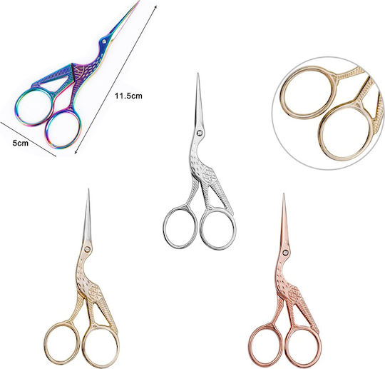 Globalnail Nail Scissors with Straight Tip Multicolour Z892031 1 Piece