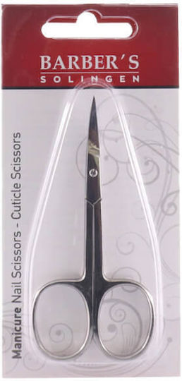 Barber's Solingen Nagelschere mit Gebogener Spitze Silber 1Stück