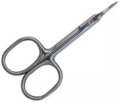 Elixir Nail Scissors Stainless with Straight Tip Cuticles Professional Silver 535 1 Piece