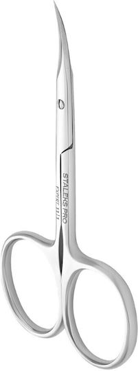 Staleks Nail Scissors Expert 11 Type 1 Stainless Steel with Curved Tip Silver 63278 1 Piece