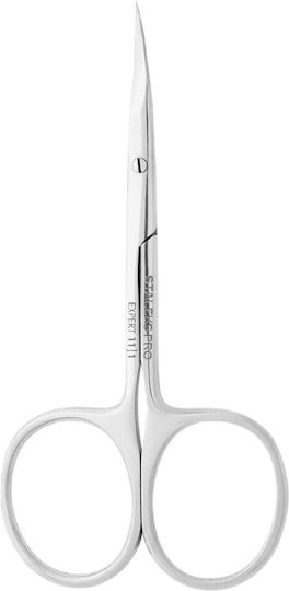 Staleks Nail Scissors Expert 11 Type 1 Stainless Steel with Curved Tip Silver 63278 1 Piece