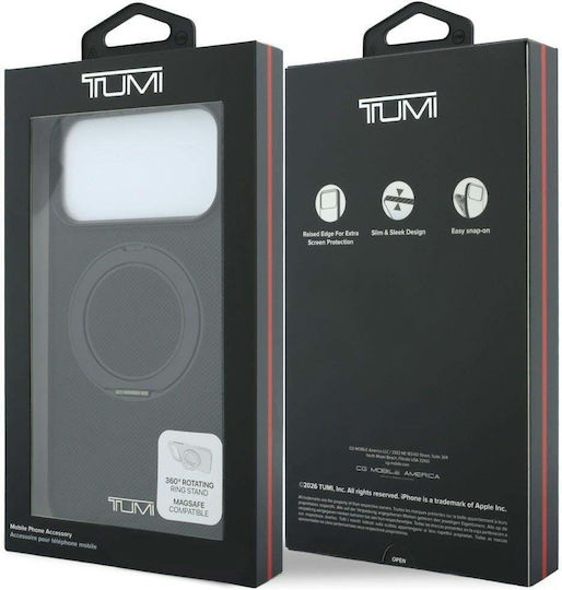 Θήκη Tumi Ballistic Ring Stand Magsafe Iphone 18 Pro Max 17 Pro Max Μαύρο