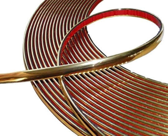 Bandă Aurie Gold 50mm Crom Autocolant Decorativ Pentru Ornamente