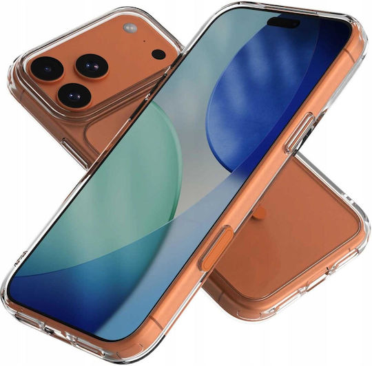 Handyhülle iPhone 18 Pro Max 17 Pro Max Spacecase Klare Magsafe Hart Transparent Magsafe Orange 5905719144203