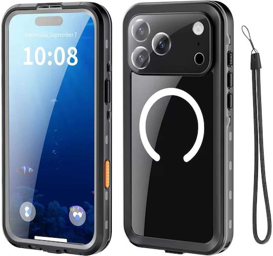 Shellbox Wasserdichte Ip68 Handyhülle Für iPhone 18 Pro Max / 17 Pro Max Schwarz