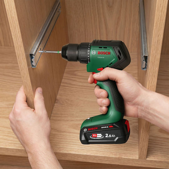 Bosch PSR18V-60 Δραπανοκατσάβιδο Μπαταρίας 18V 1x2.5Ah