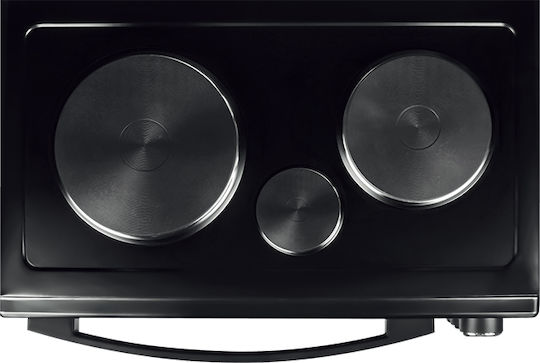 Life Kouzinaki 483 Electric Kitchenette 48lt with 3 Burners and Hot Air Black
