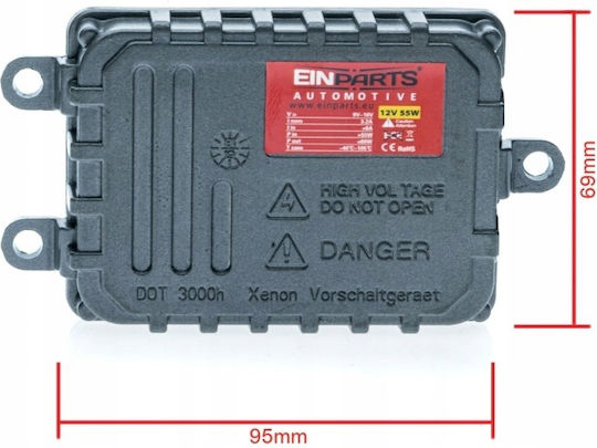 Xenon Hid Slim Inverter 7cm 35w 12v Canbus Einparts