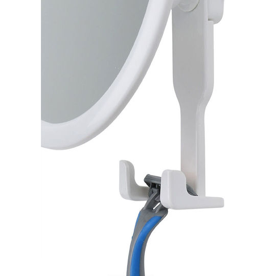 Orion Makeup Wall Mirror 17x17cm White