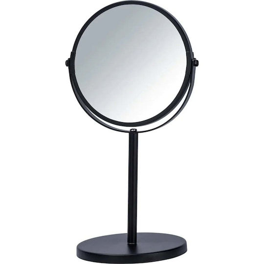 Wenko Schminkspiegel Tischgerät Assissi 17cm Schwarz