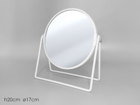 General Trade Καθρέπτης Μακιγιάζ Επιτραπέζιος 17x20cm Λευκός
