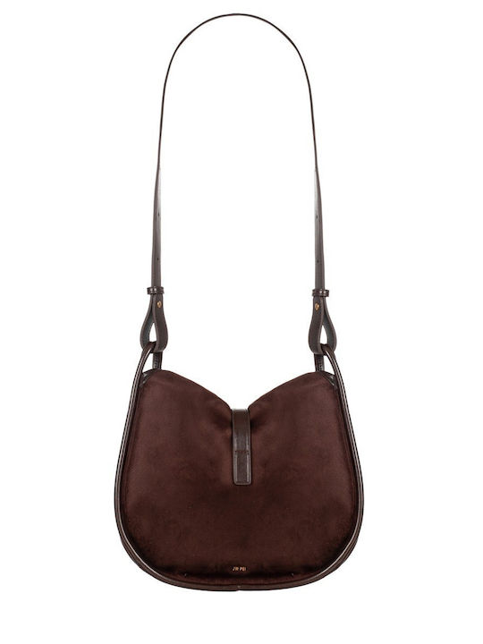 Damentasche Schulter Handtasche Wildleder Braune 5S407-3-Schokolade
