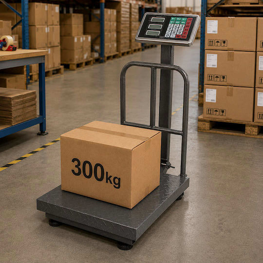 Verk Group Електронна професионална везна с капацитет на претегляне 300kg